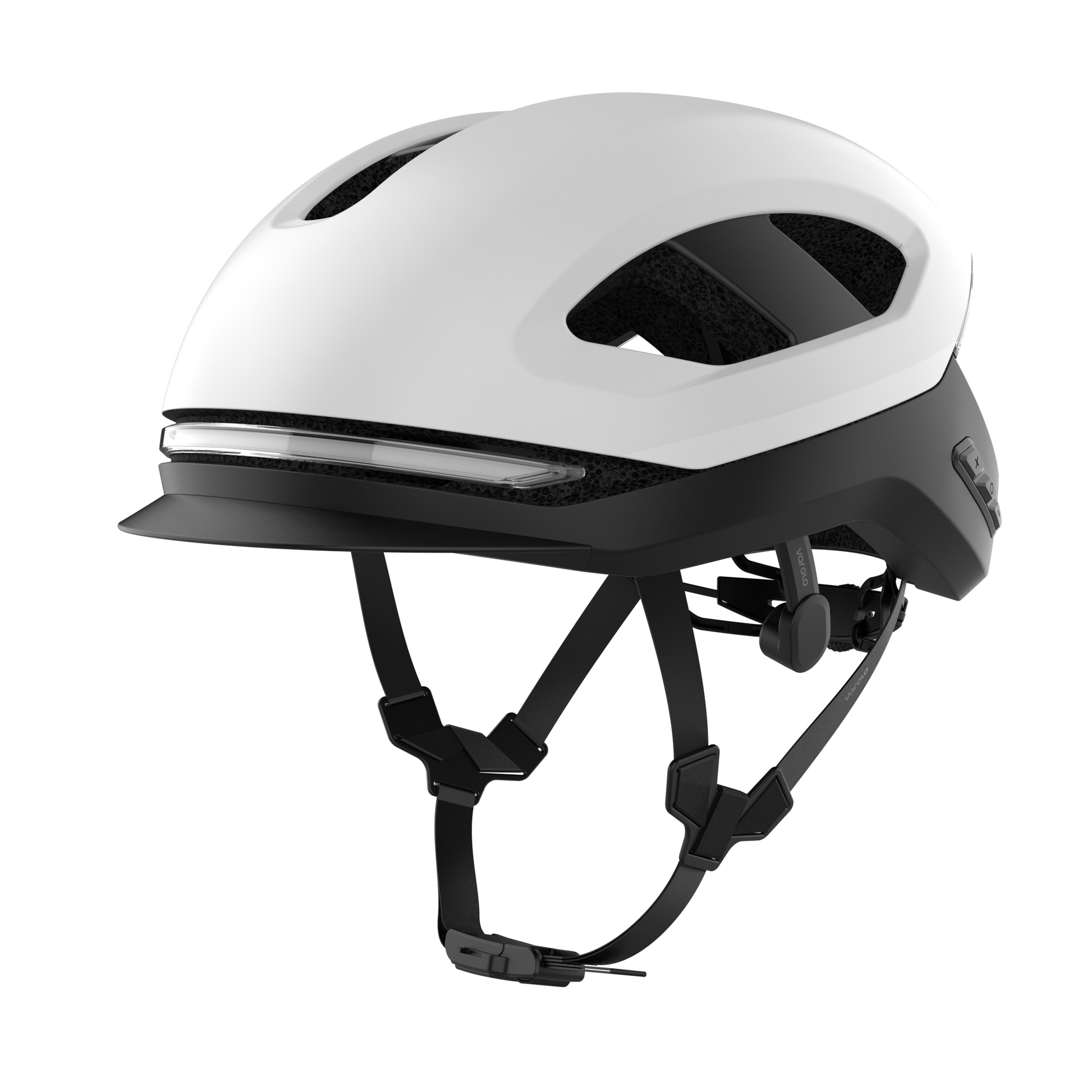 VAROLO smart helmet with integrated visor and ventilation, designed for safe and comfortable riding.